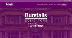 Desktop Screenshot of burstalls.co.uk